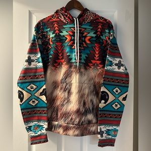 NWOT western hoodie